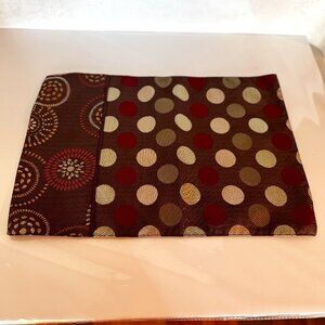 Pier 1 Imports Autumn 6 polka Dot Placements 19.5 x 13.5"